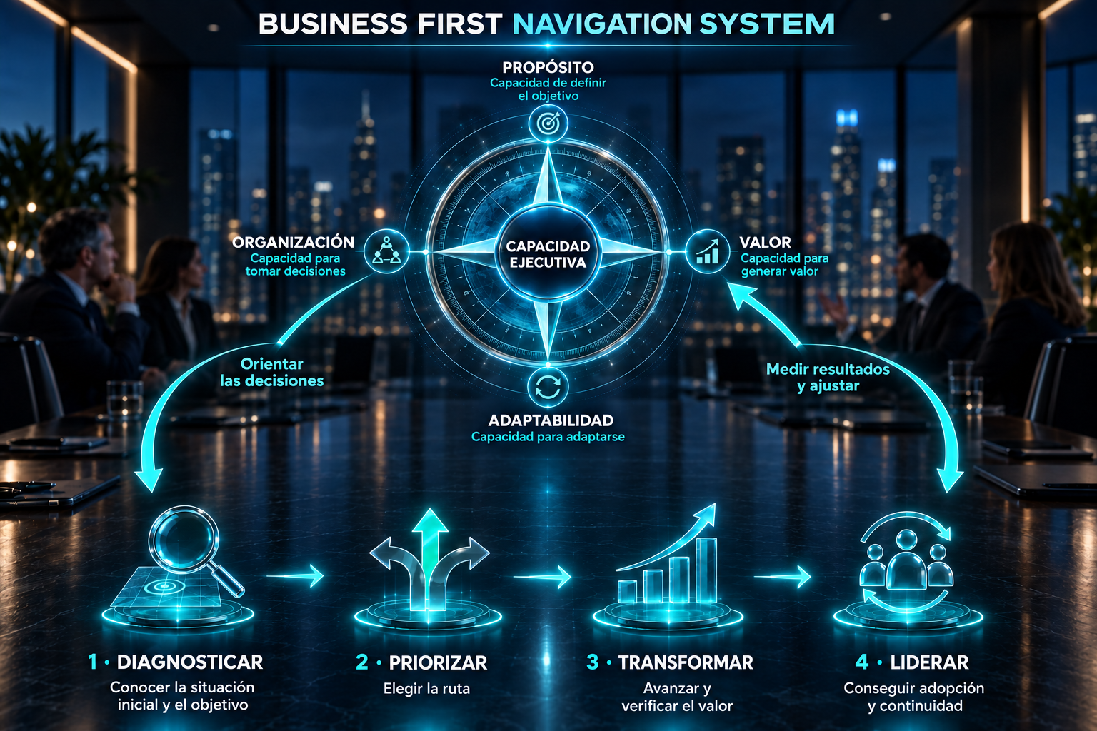 Business First Navigation System: capacidad ejecutiva y proceso de transformación